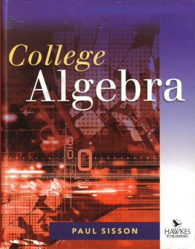 Imagen de archivo de College Algebra a la venta por Better World Books