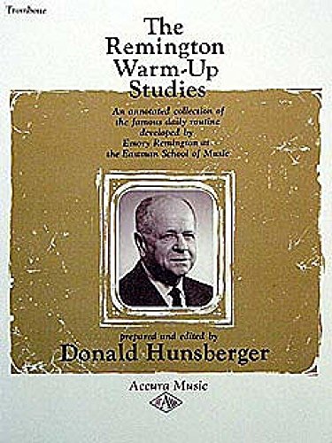 9780918194107: Remington Warm-Up Studies for Trombone