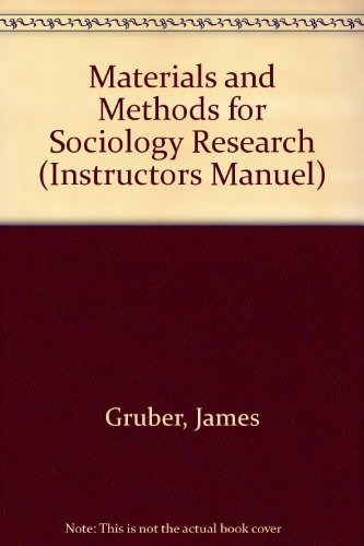 Stock image for Materials and Methods for Sociology Research for sale by Better World Books