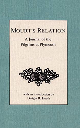 9780918222848: Mourt's Relation: A Journal of the Pilgrims at Plymouth