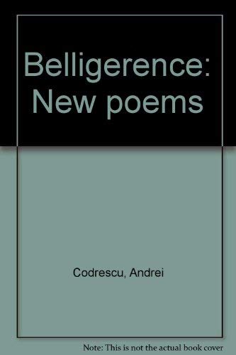 9780918273857: Belligerence: New Poems