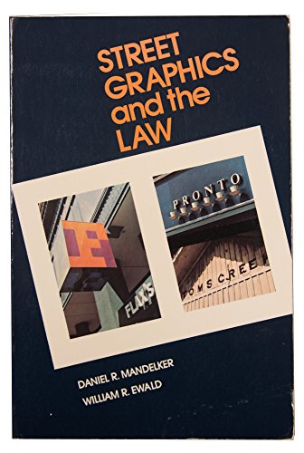 Beispielbild fr Street Graphics and the Law zum Verkauf von Arundel Books