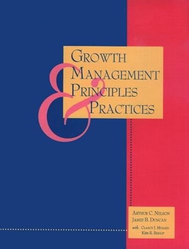 Stock image for Growth Management Principles and Practices for sale by Revaluation Books