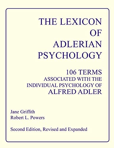 Beispielbild fr The Lexicon of Adlerian Psychology zum Verkauf von BooksRun