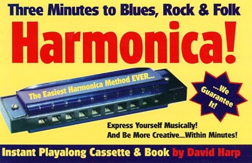 Stock image for Three Minutes to Blues, Rock & Folk Harmonica! for sale by -OnTimeBooks-