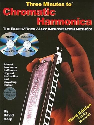 9780918321824: Three Minutes to Chromatic Harmonica: The Blues/Jazz Improvisation Method
