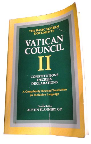 Imagen de archivo de Vatican Council II: Constitutions, Decrees, Declarations (Vatican Council II) (Vatican Council II) a la venta por Goodwill of Colorado