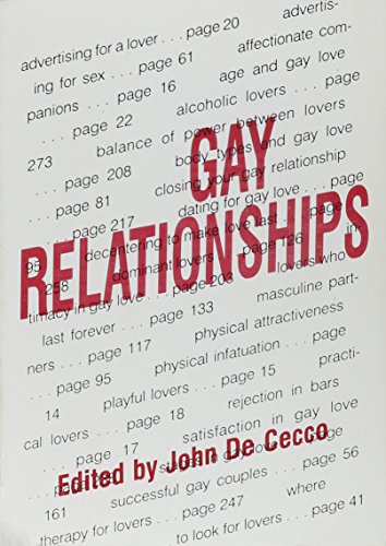 Gay Relationships (9780918393333) by Dececco Phd, John