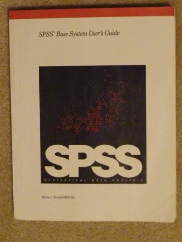 Imagen de archivo de SPSS base system user's guide a la venta por HPB-Red