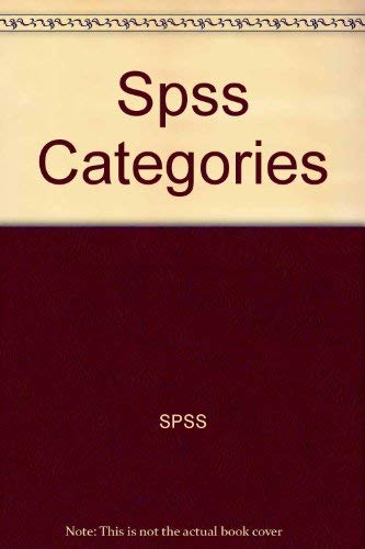 Stock image for SPSS Categories for sale by Phatpocket Limited