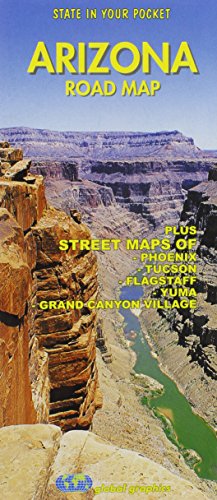 Imagen de archivo de Arizona Road Map, Arizona State Map a la venta por Book Deals