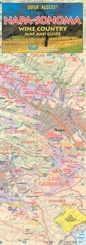 Stock image for Quick Access Napa-Sonoma Wine Country Map and Guide for sale by CSG Onlinebuch GMBH