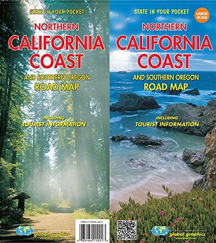 Stock image for Northern California Coast, California Regional Map for sale by GF Books, Inc.