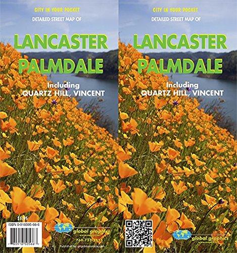 Stock image for Lancaster and Palmdale, California Street Map for sale by GF Books, Inc.