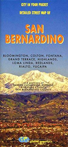 9780918505873: San Bernardino City Map, California