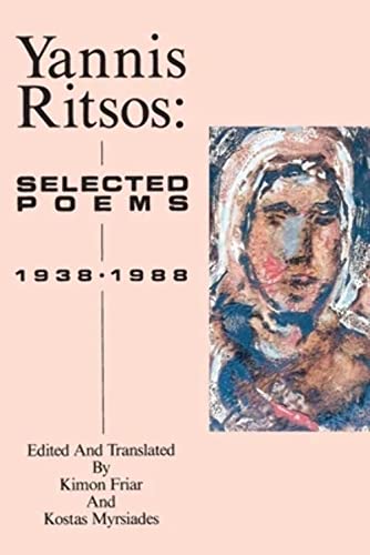 Stock image for Yannis Ritsos: Selected Poems 1938-1988 (New American Translations) for sale by Turning the Page DC