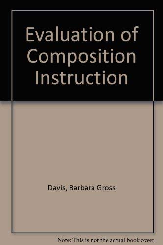9780918528087: Evaluation of Composition Instruction
