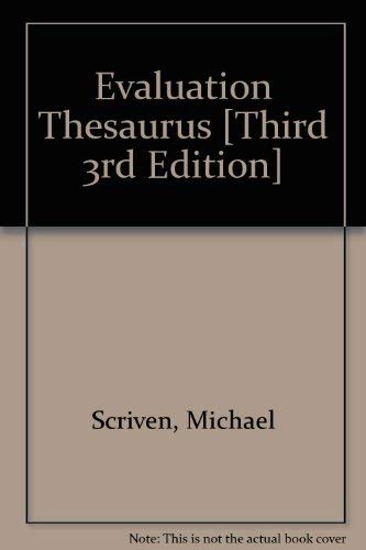 9780918528186: Evaluation Thesaurus (3rd ed.)