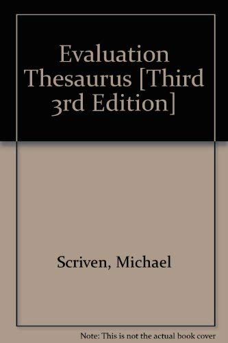 Stock image for Evaluation Thesaurus (3rd edt) for sale by Anybook.com