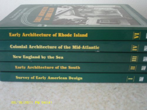 Beispielbild fr Early Architecture of Rhode Island (Architectural Treasures of Early America Vol. 6) zum Verkauf von Wonder Book