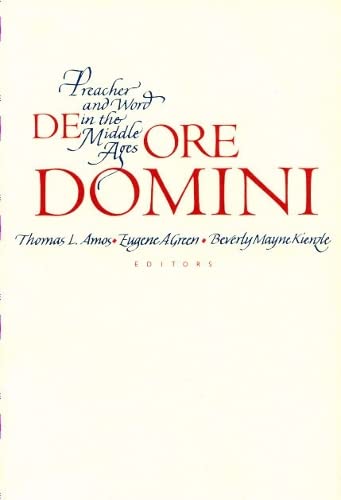 Stock image for De Ore Domini: Preacher and Word in the Middle Ages (Studies in Medieval Culture) for sale by Powell's Bookstores Chicago, ABAA