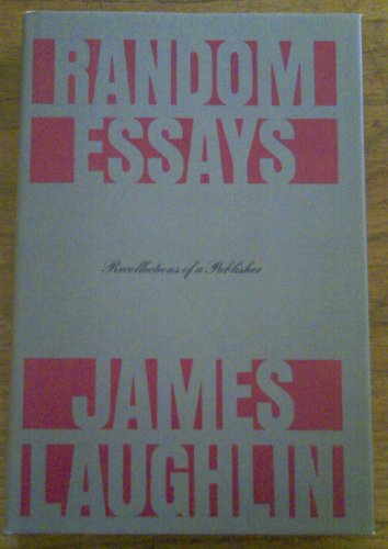 Imagen de archivo de Essays: Recollections of a Publisher a la venta por Priceless Books