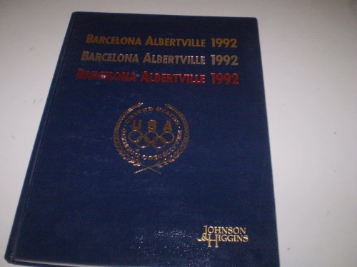 Imagen de archivo de Barcelona Albertville 1992: Official Publication of the U. S. Olympic Committee a la venta por Clausen Books, RMABA