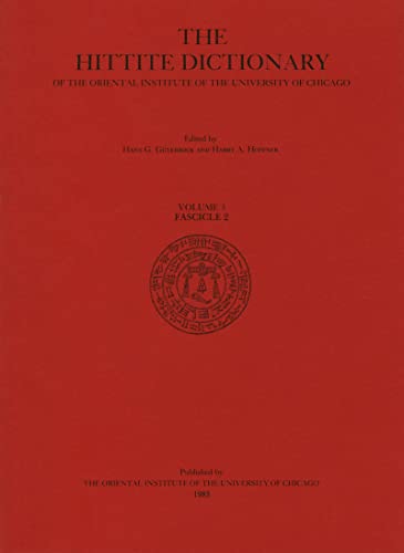 9780918986382: The Hittite Dictionary of the Oriental Institute of The University of Chicago: 2