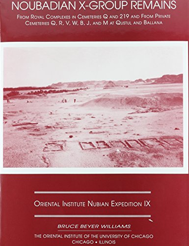 9780918986740: Excavations Between Abu Simbel and Sudan Frontier: Noubadian X-group Remains from Royal Complexes in Cemeteries Q and 219 and Private Cemeteries Q, R, V, W, B, J, and M at Qustul and Ballana