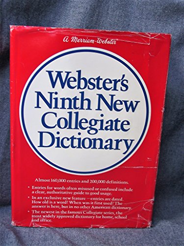 Stock image for Websters New Collegiate Dictionary for sale by Better World Books: West