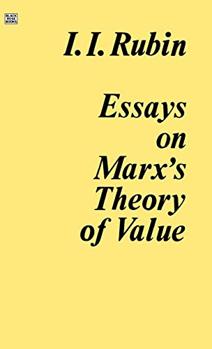 Beispielbild fr Essays on Marx's Theory Of Value (Trans from Russian) zum Verkauf von Lucky's Textbooks