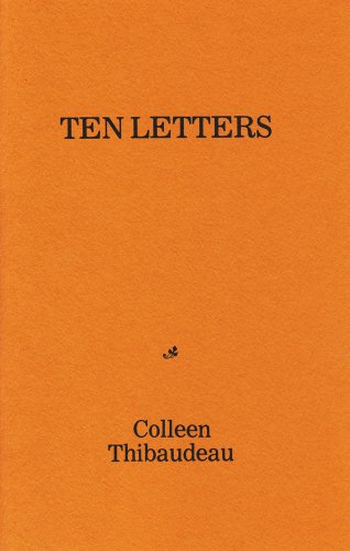Imagen de archivo de Ten Letters a la venta por Tony Power, Books