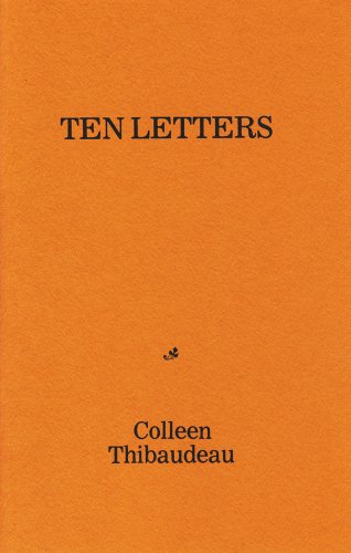 9780919626065: Ten Letters