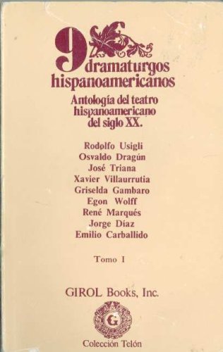 Beispielbild fr 9 Dramaturgos Hispanoamericanos zum Verkauf von ThriftBooks-Dallas