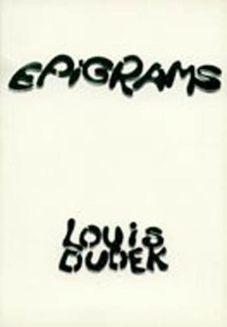 Epigrams (9780919688087) by Dudek, Louis