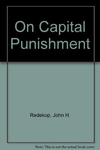 Imagen de archivo de On Capital Punishment Faith & Life Series a la venta por Book ReViews