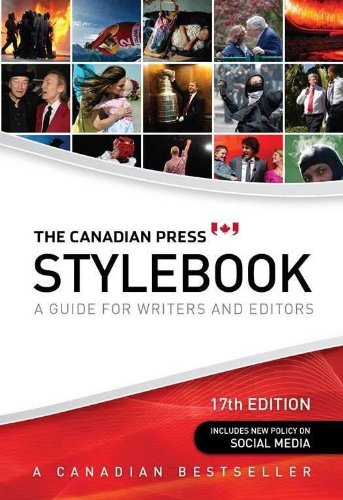 Imagen de archivo de The Canadian Press Stylebook: A guide for writers and editors a la venta por Better World Books