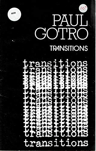 Imagen de archivo de Transitions: Poems a la venta por Hourglass Books