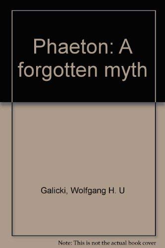 Phaeton: A Forgotten Myth