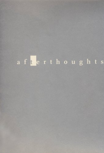 Imagen de archivo de Afterthoughts a la venta por RZabasBooks