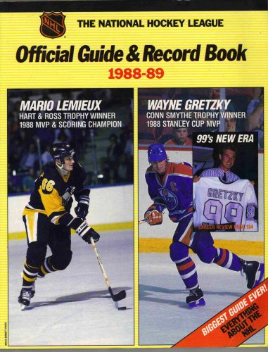 Stock image for NHL Official Guide and Record Book 1988-89 for sale by Russell Books