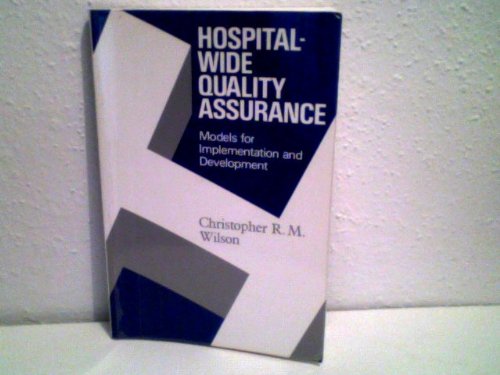 Beispielbild fr Hospital Wide Quality Assurance zum Verkauf von medimops