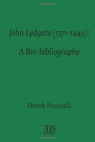 9780920604496: John Lydgate (1371-1449): A Bio-bibliography