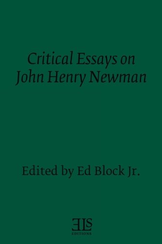 Stock image for Critical Essays on John Henry Newman (E L S Monograph Series, No 55) for sale by Revaluation Books