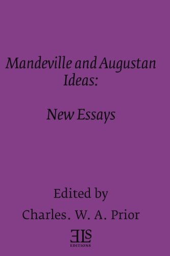 Imagen de archivo de Mandeville and Augustan Ideas: New Essays (E L S MONOGRAPH SERIES) a la venta por GF Books, Inc.