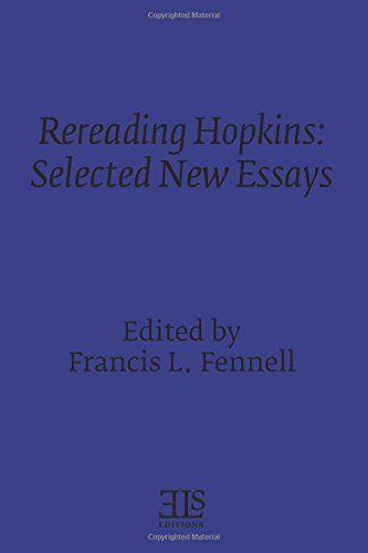 Imagen de archivo de Rereading Hopkins: Selected New Essays (E L S MONOGRAPH SERIES) a la venta por Revaluation Books