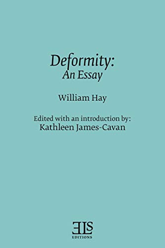 Stock image for Deformity: An Essay (English Literary Studies Monographs (Els)) for sale by HPB Inc.