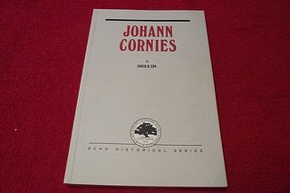 Stock image for Johann Cornies for sale by Ed's Editions LLC, ABAA