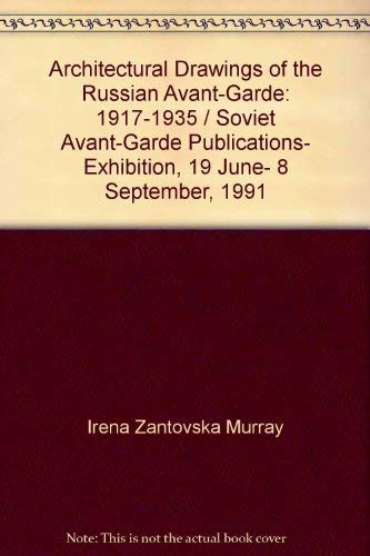Beispielbild fr Soviet avant-garde Publications; architetural Drawings of the Russian Avant-garde 1917-1935. 19 June to 8 September 1991 zum Verkauf von Hackenberg Booksellers ABAA