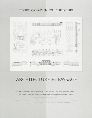 9780920785140: Architecture et paysage